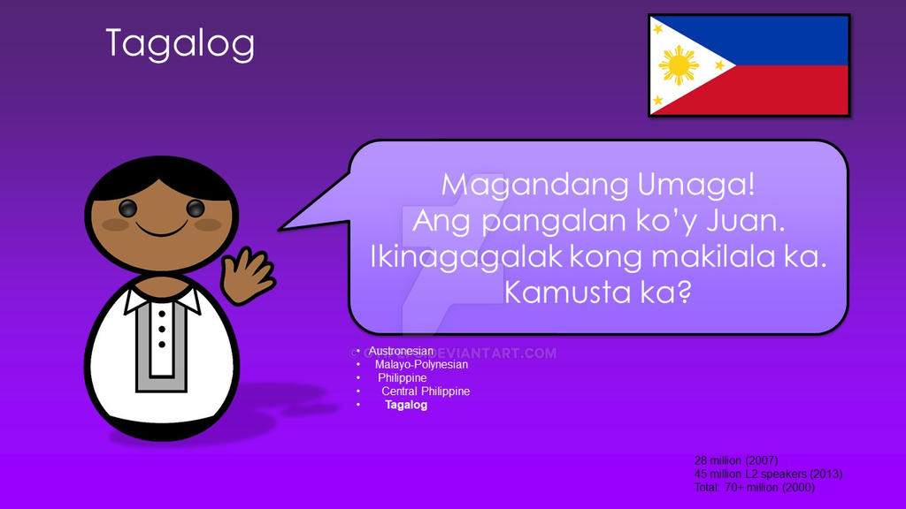 Tagalog Language Pic Language - Filipino - Tagalog by Otipeps on DeviantArt