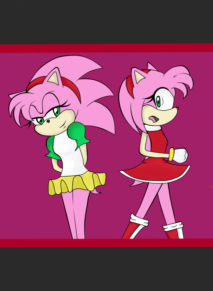 Amy Rose y Rosy The Rascal (anti) by rukineko on DeviantArt