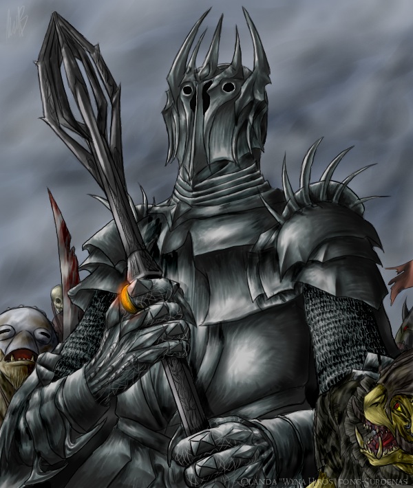 Sauron and Black Hand by dead01 on DeviantArt