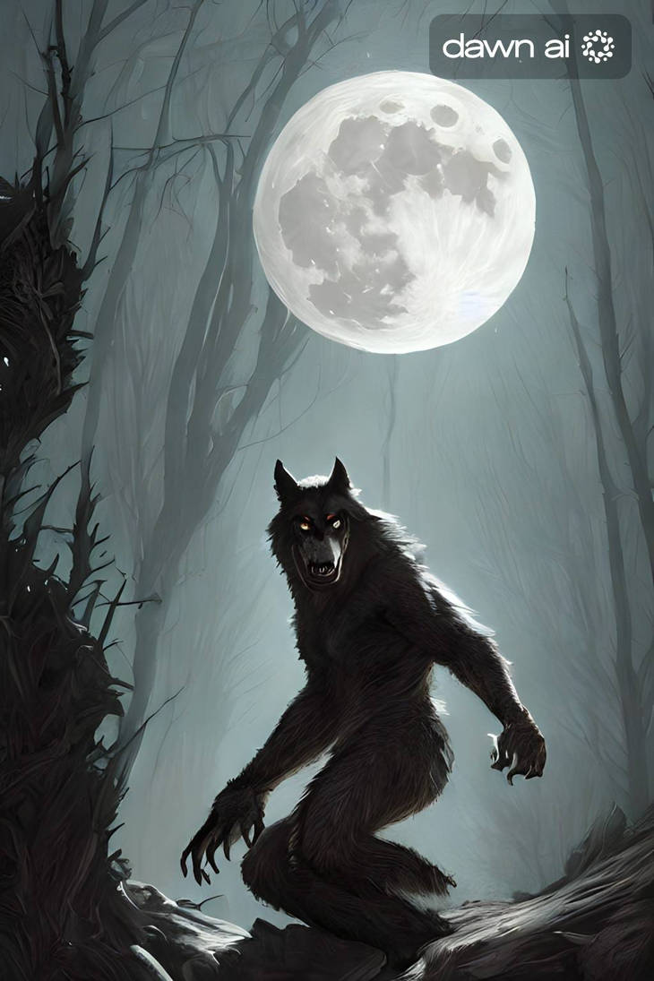 Werewolf Under The Full Moon By ASylum1983 On DeviantArt werewolf-under-the-full-moon-by-asylum1983-on-deviantart