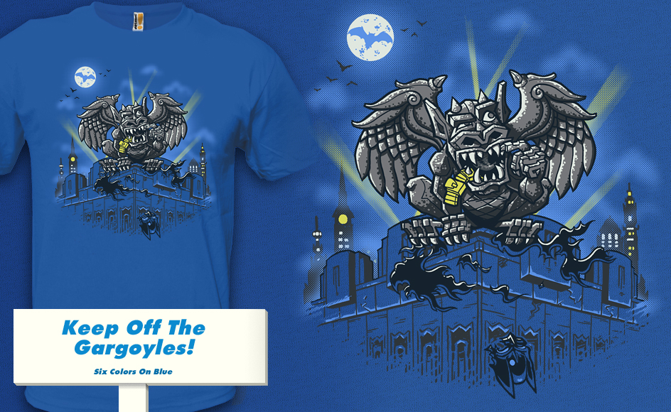 Keep off the gargoyles - tee