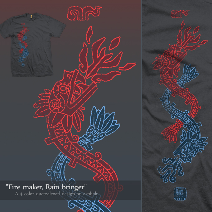 Fire maker, rain bringer - tee