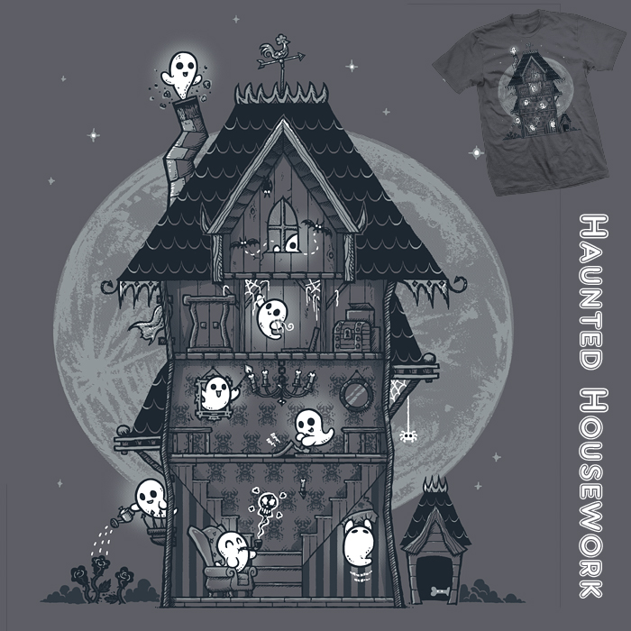 Haunted Housework - tee