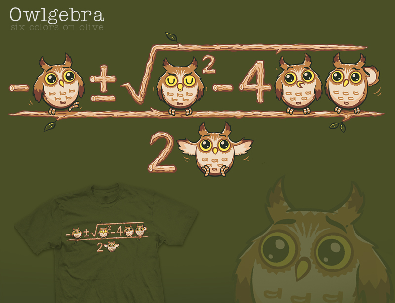 Owlgebra - tee