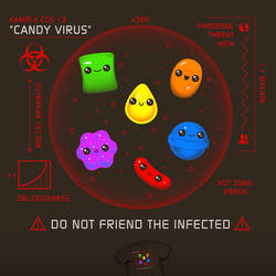 Candy Outbreak - tee