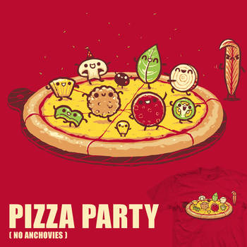 Pizza Party - tee