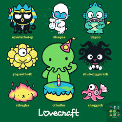 Cthulhu and Friends - tee