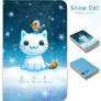 Snow cat holiday journal