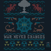 Nuclear winter wonderland - ugly holiday sweater