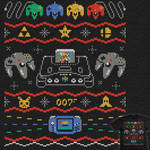 Ugly Gaming Sweater 64 - sweater style tee