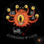 Everyone Loves Cats - tee