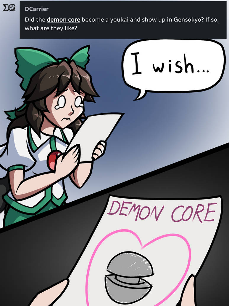 Demon Core? by AskUtsuhoReiuji on DeviantArt