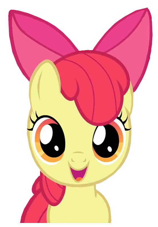 Mlp Vector Chasing Apple Bloom Happy Vector by pegasister1000 on DeviantArt