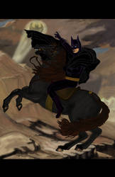 Batman Crossing the Alps by truncheonm