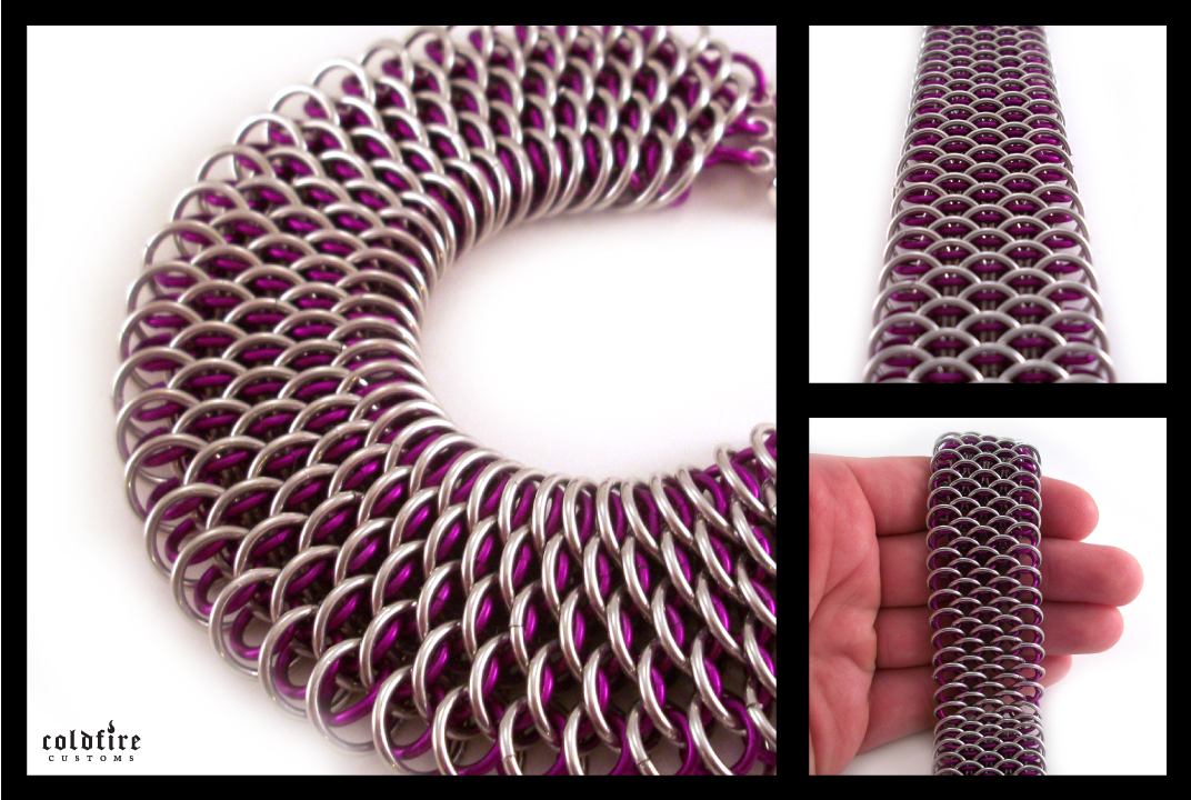 Violet Dragonscale Bracelet