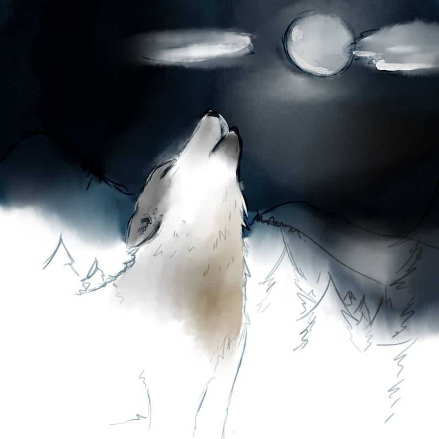 Howling Wolf by BloodredYuki on DeviantArt