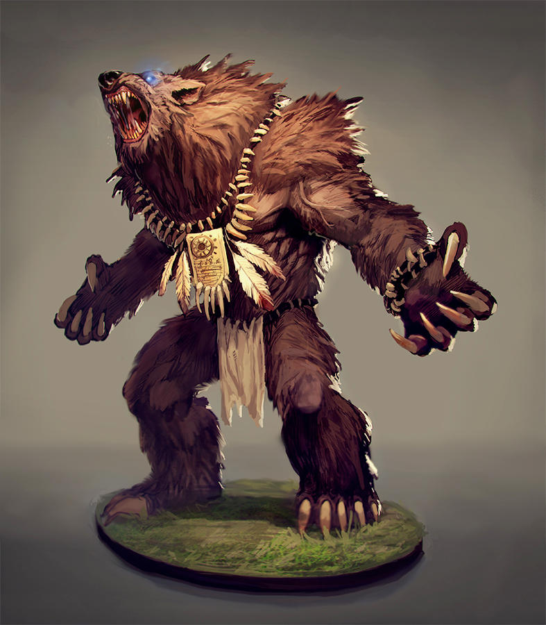 Werebear by Grzegorzpedrycz on DeviantArt