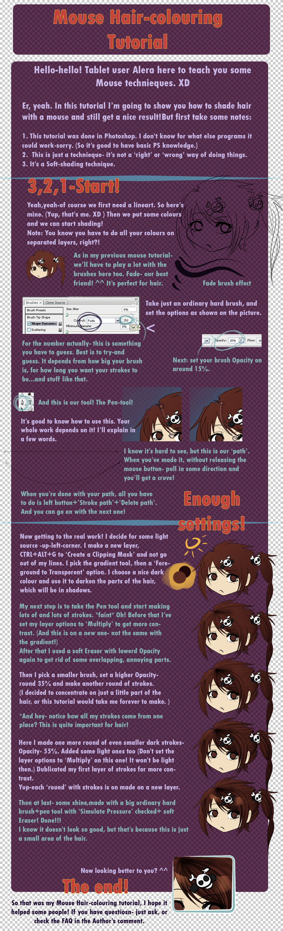 Mouse Hair-colouring tutorial