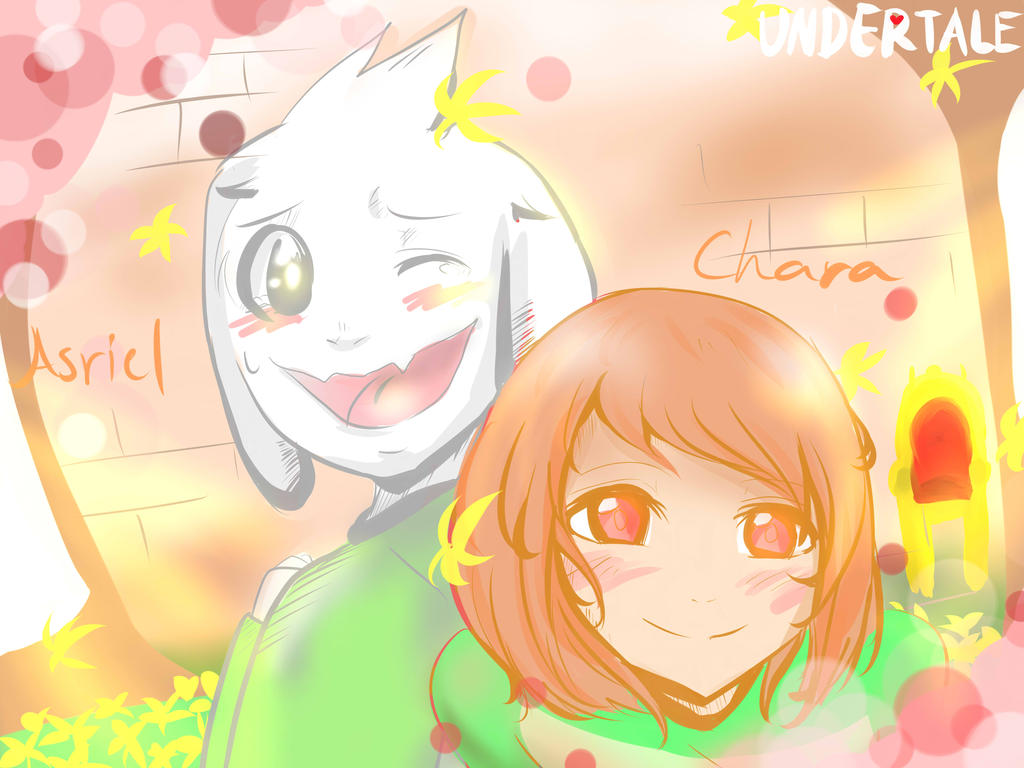 Undertale - Asriel and Chara by Capezero2x on DeviantArt