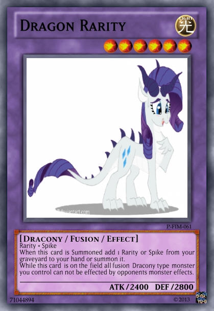 MLP FIM Dragon Rarity 061 by Animanster on DeviantArt