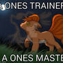 Volpix-Pokemon- a ones trainer is a ones master