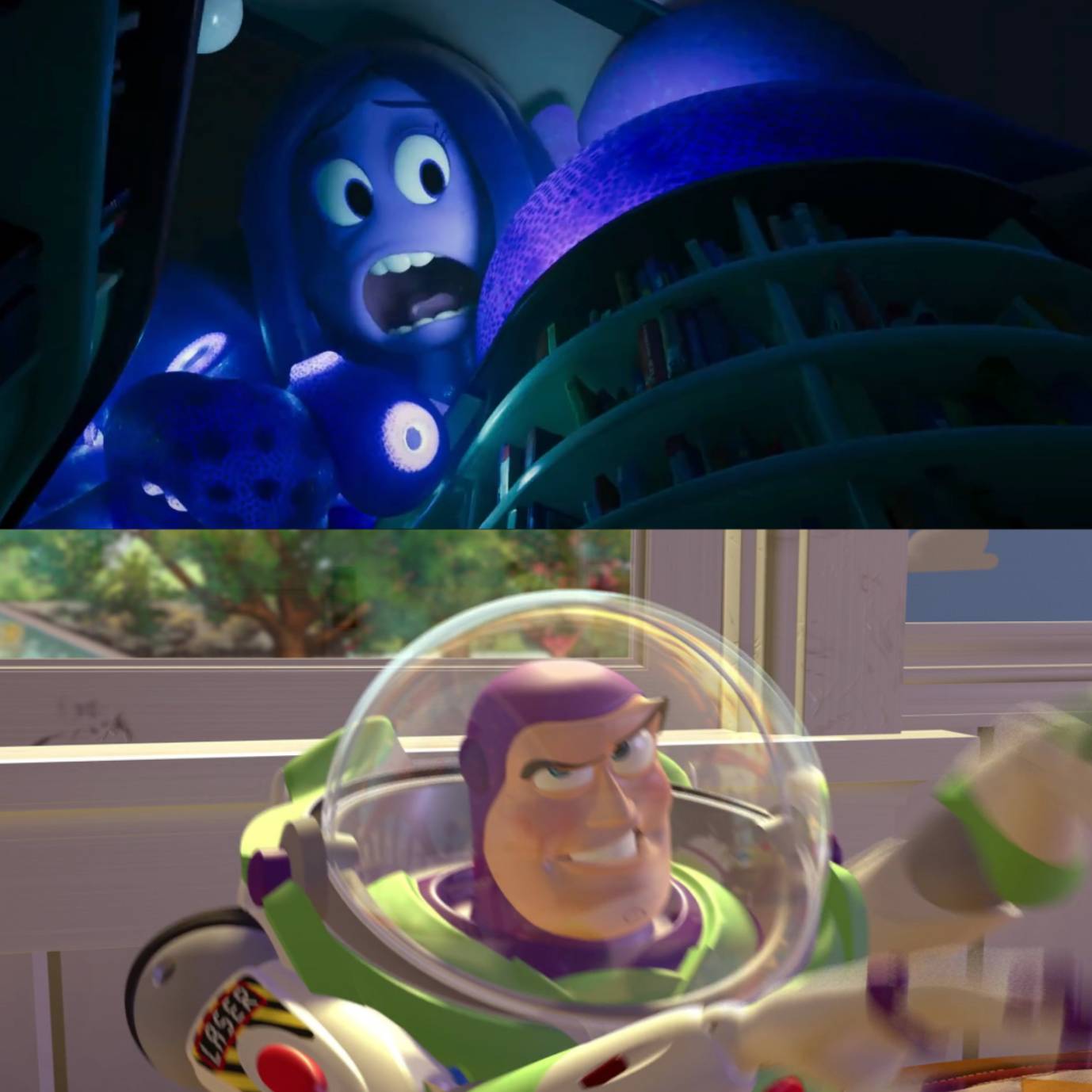 Buzz lightyear scares ruby gillman by xenomorphhybrid123 on DeviantArt