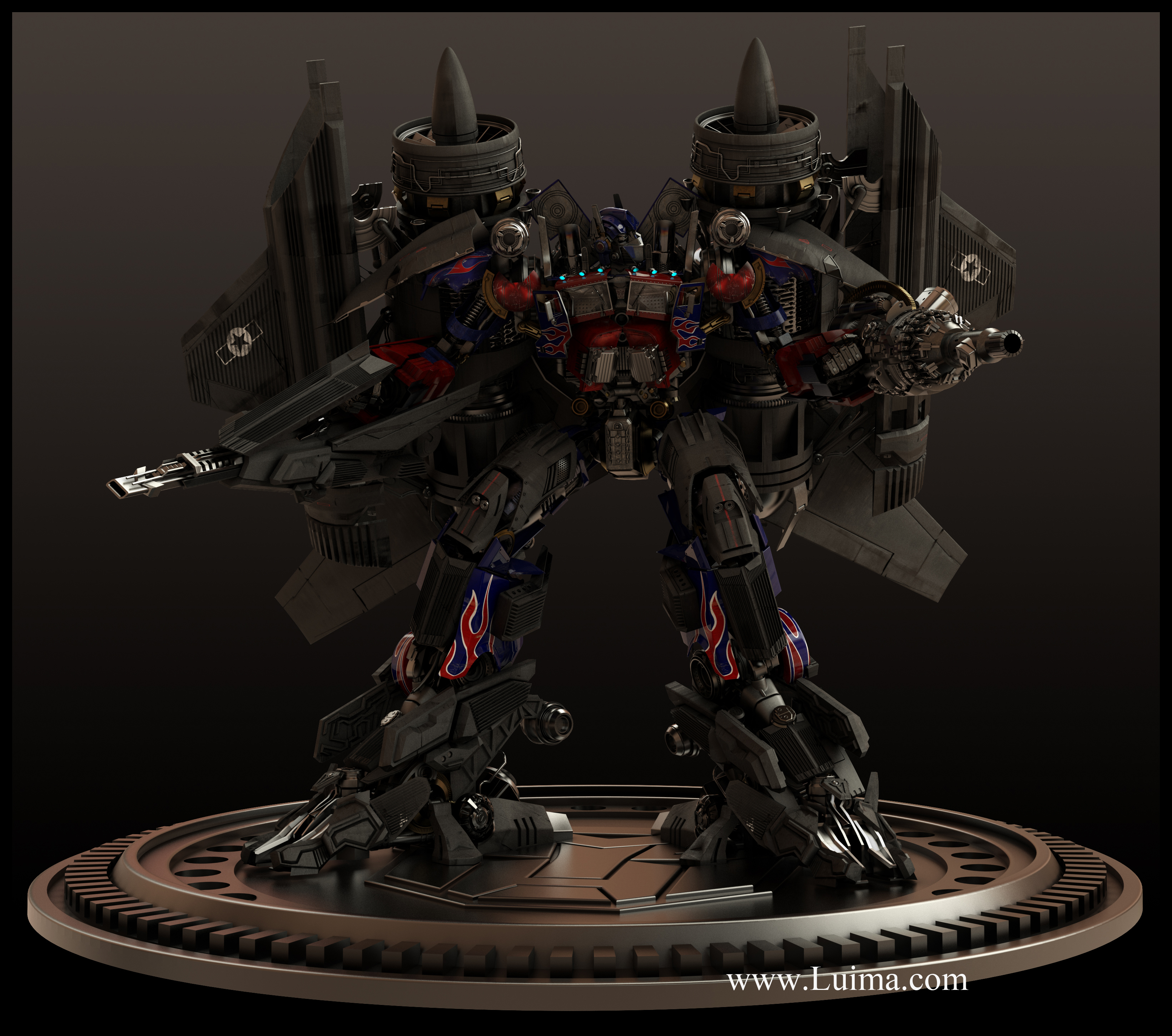 Optimus Jetfire combination by luima23 on DeviantArt