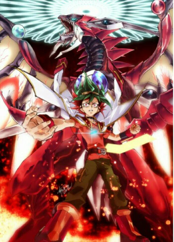 Yuya and Odd-Eyes Raging Dragon