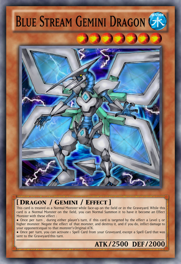 Blue Stream Gemini Dragon