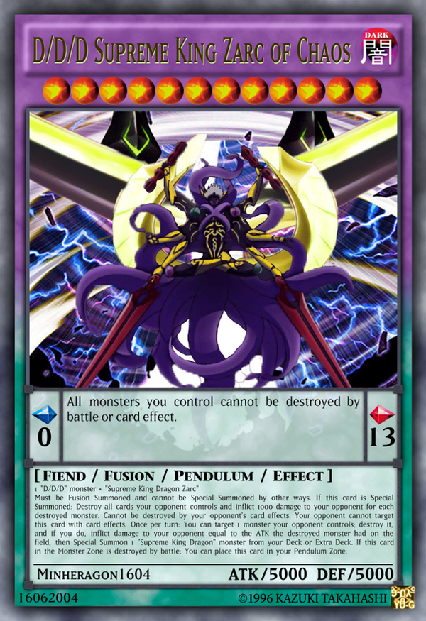 D/D/D Supreme King Zarc Of Chaos By Minheragon On DeviantArt D/D/D Supreme King Zarc Of Chaos By Minheragon On DeviantArt