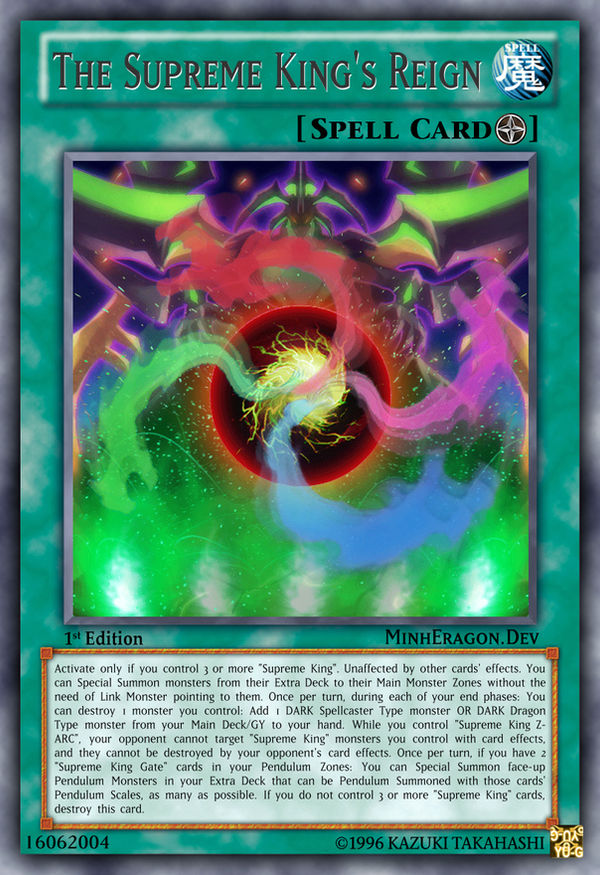 yugioh supreme king cards Gate Zero - MACR-EN017 Super Rare You can destroy that card(s) CR02-AE004 Supreme King Gate Infinity