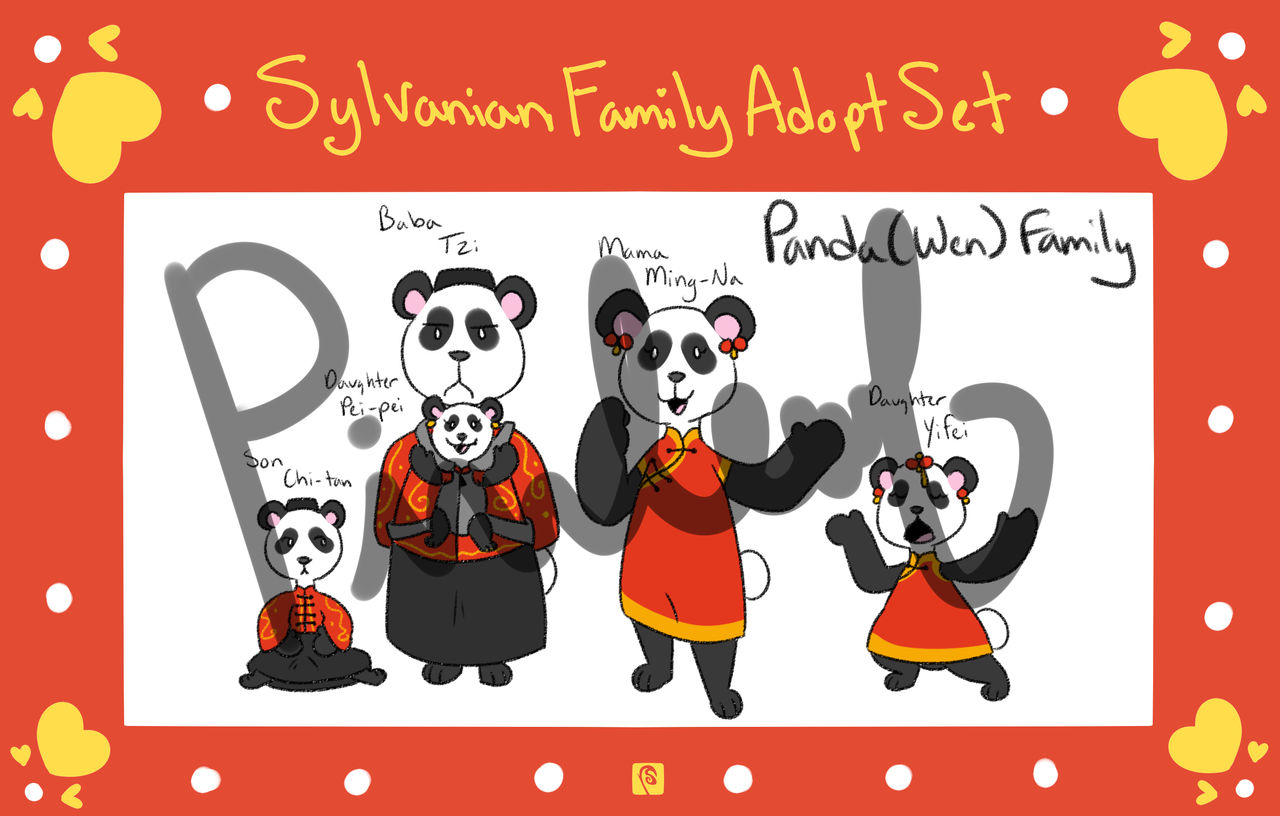 DeviantArt Family pinleaf by Panda on OPEN] Sylvanian - Adopt