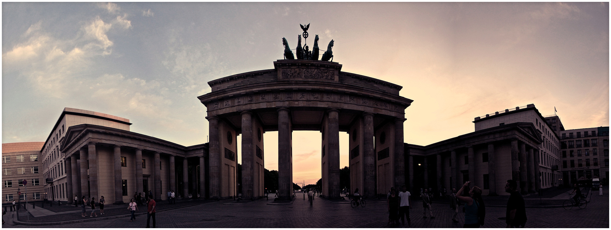 Brandenburg Gate At Sundown