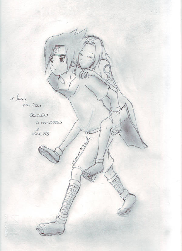 Sasuke and Sakura by Miao86 on DeviantArt