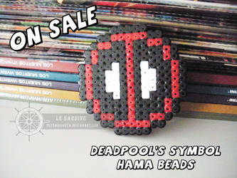 ON SALE: Deadpool's Symbol by LeSardine-Beads