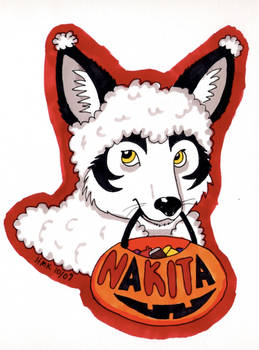 Nakita Halloween Badge