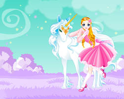 Unicorn dress up