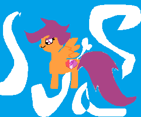 Scootaloo art trade for LytletheLemur