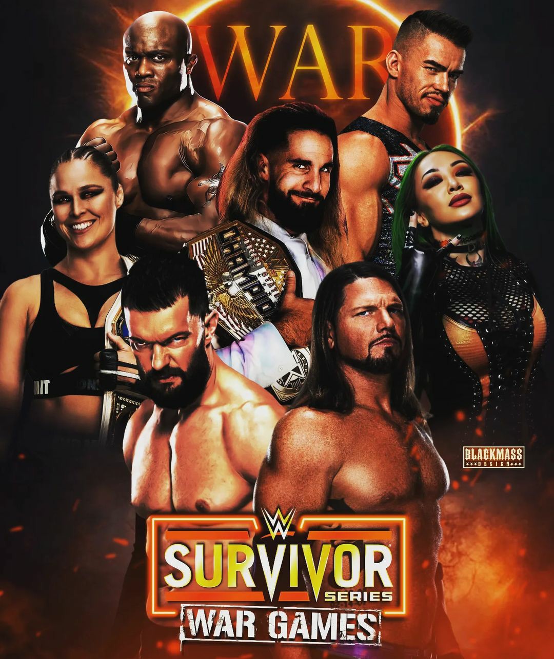 WWE Survivor Series WarGames 2023 Concept Art. by actiondreammania on  DeviantArt