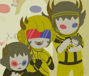 Homestuck - Sollux, Mituna and Psiioniic Captor