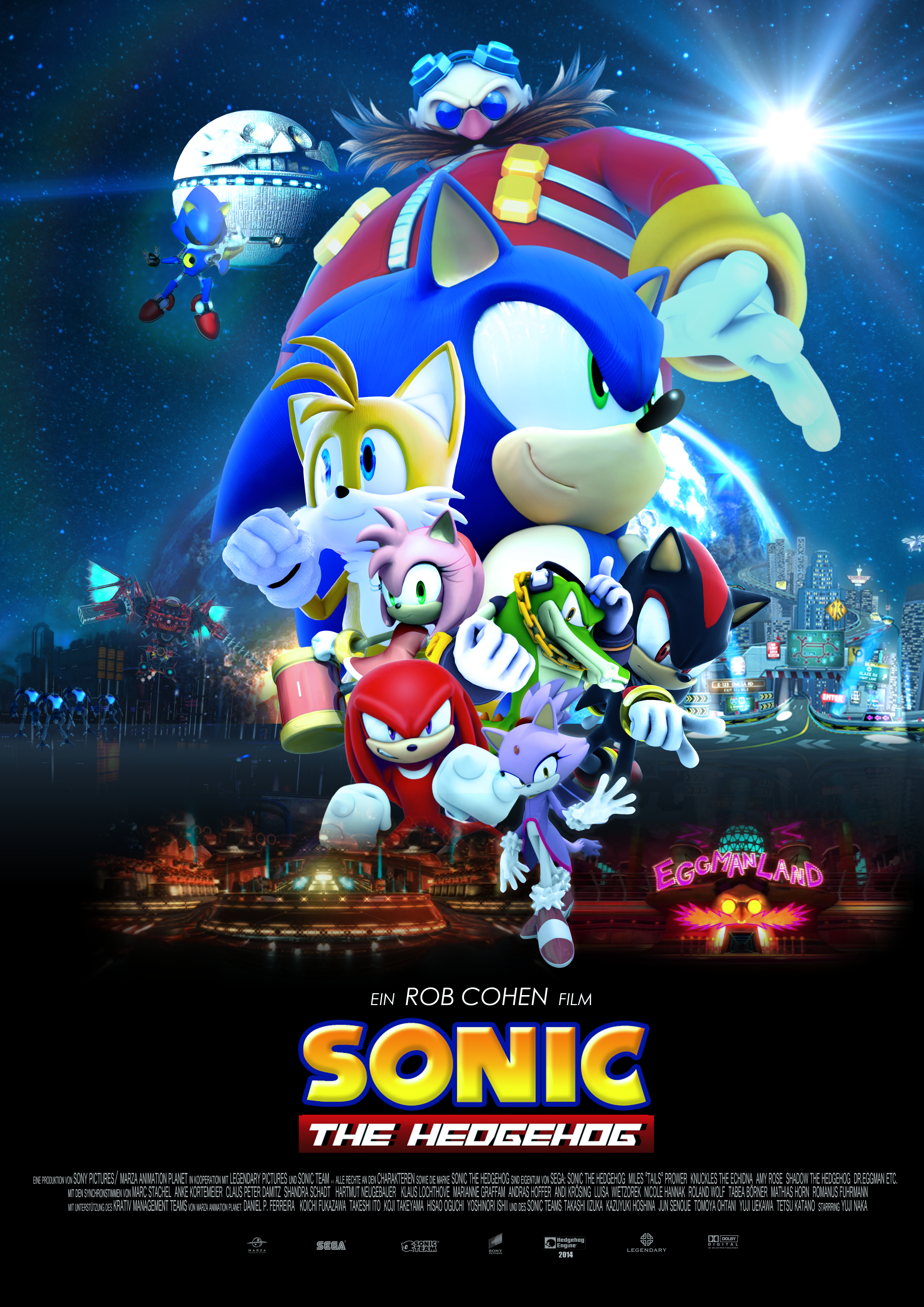 Sonic the Hedgehog Movie - Poster by RealSonicSpeed on DeviantArt