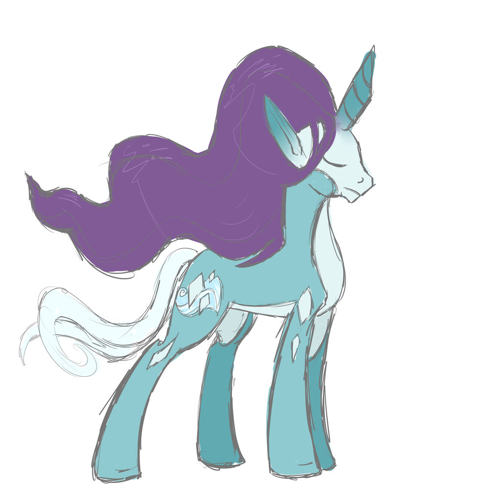 Suicune Pony Sketch