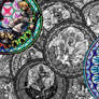 Kingdom Hearts Stained Glass wallpaper
