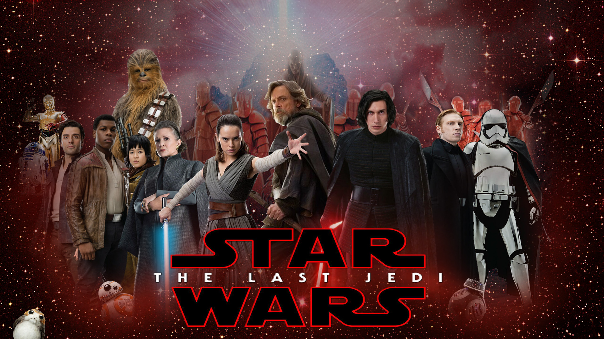 The Last Jedi Characters Wallpaper by Thekingblader995 on DeviantArt