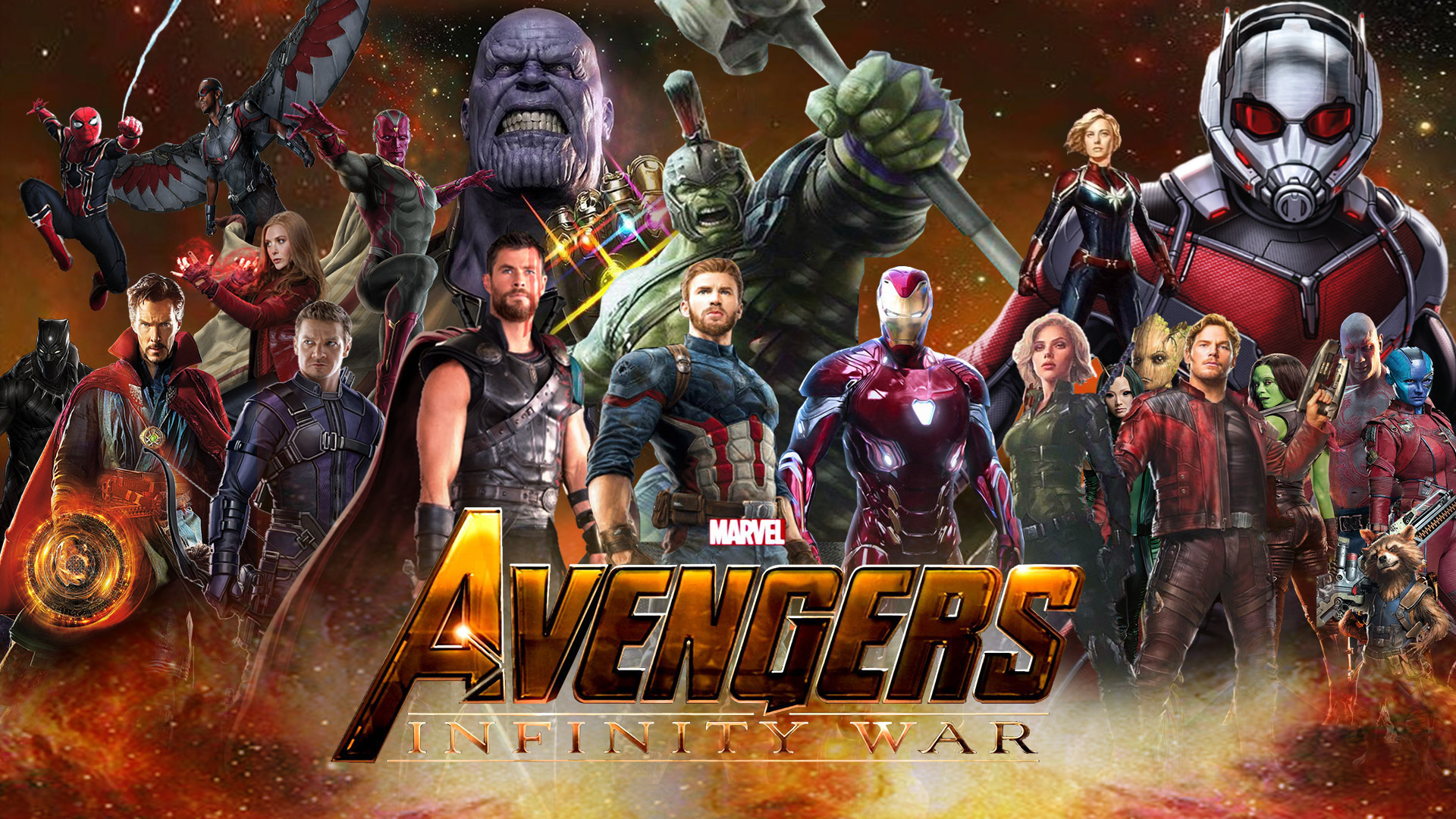 Avengers: Infinity War Wallpaper by Thekingblader995 on DeviantArt Avengers: Infinity War Wallpaper by Thekingblader995 on DeviantArt