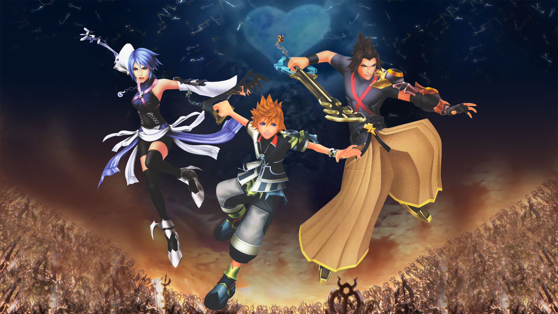 kingdom hearts birth by sleep wallpaper 1920x1080