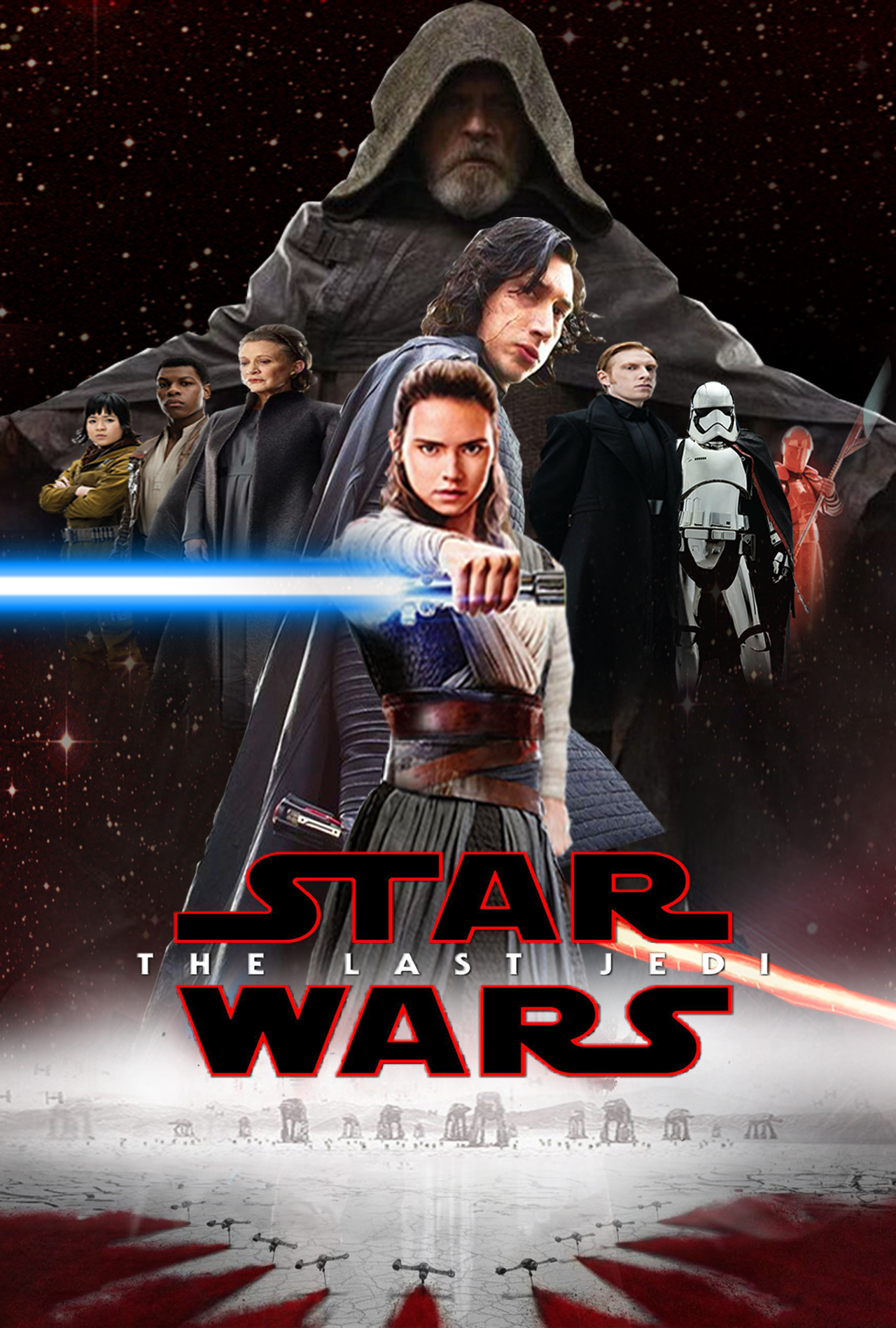 Star Wars: The Last Jedi poster concept by Thekingblader995 on DeviantArt