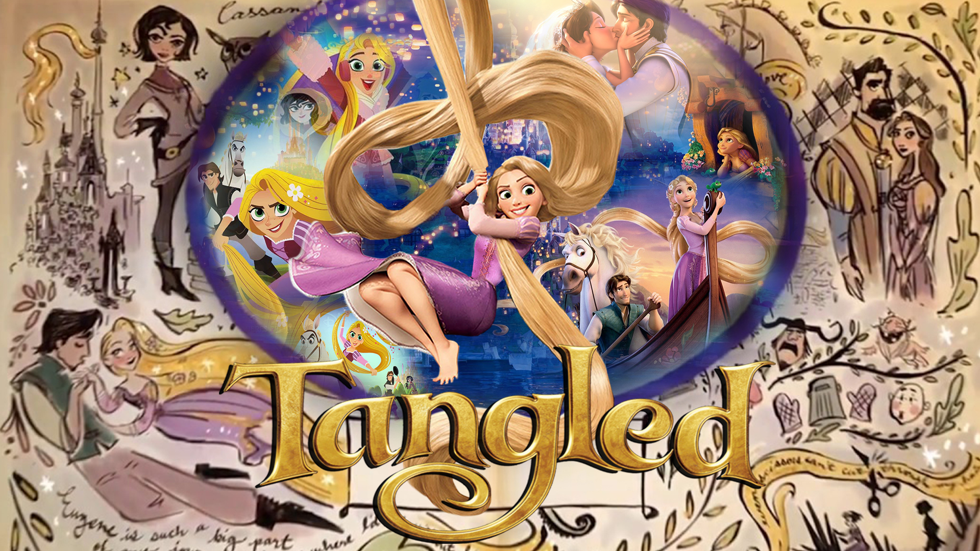 Tangled Series Wallpaper by Thekingblader995 on DeviantArt