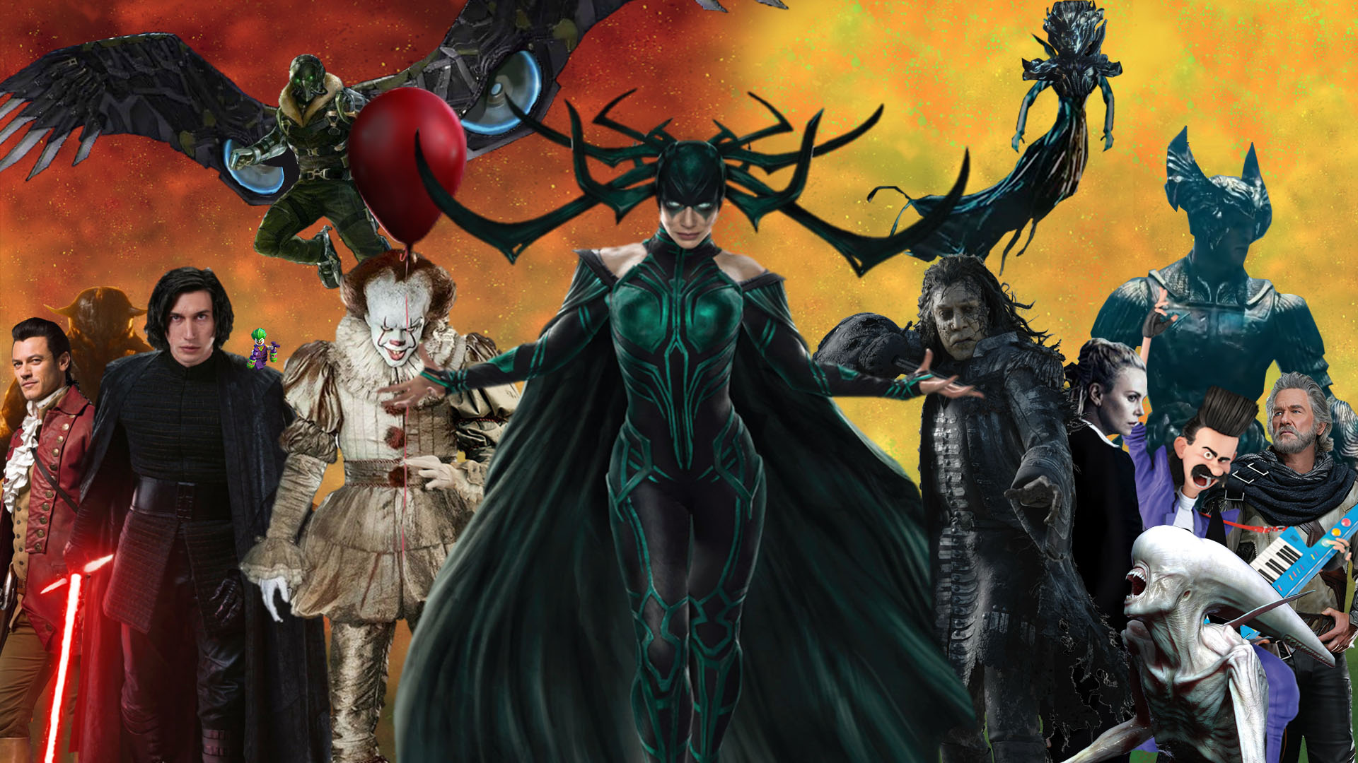2017 Movie Villains Wallpaper By Thekingblader995 On DeviantArt 2017-movie-villains-wallpaper-by-thekingblader995-on-deviantart