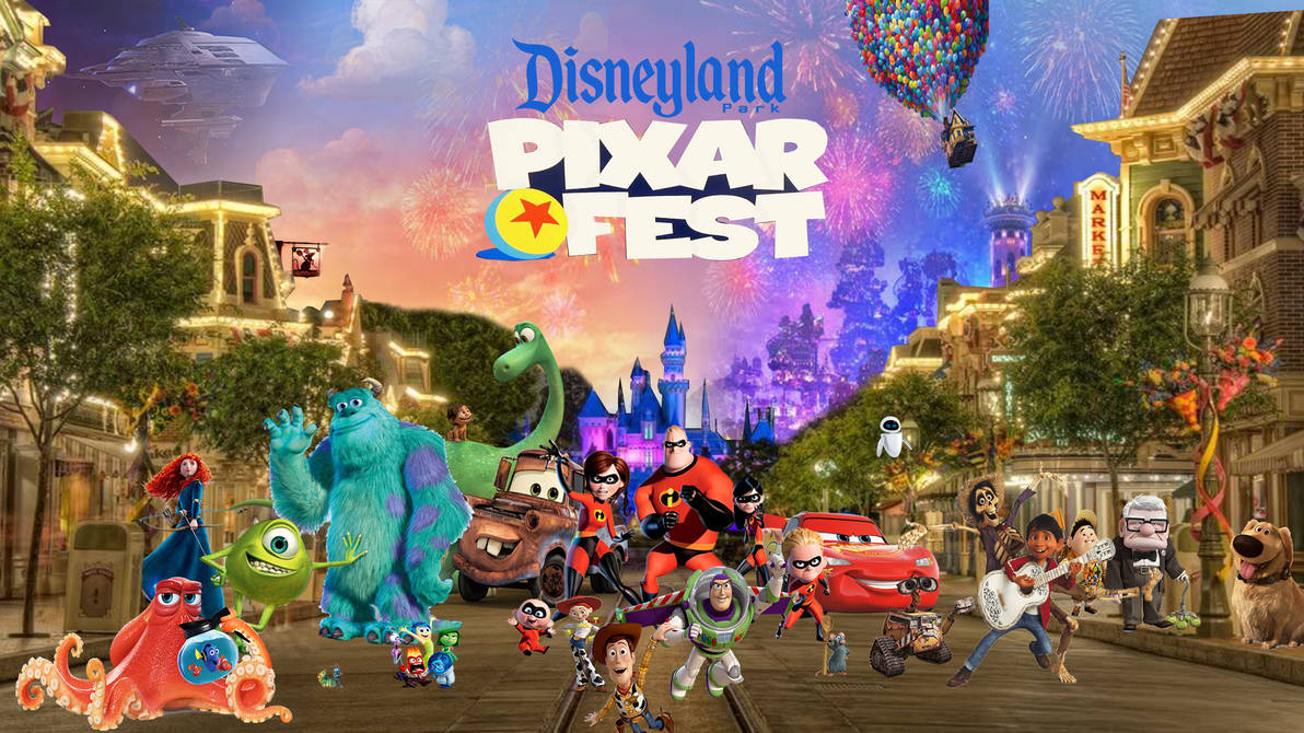 Disneyland Pixar Fest Wallpaper by Thekingblader995 on DeviantArt